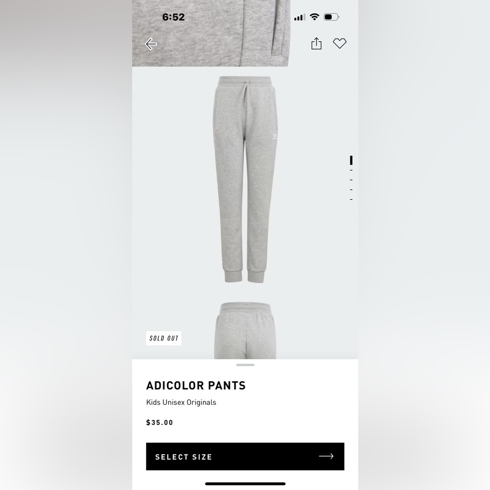 SET Boys adidas sweatpants and sweatshirt set